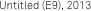 Untitled (E9), 2013