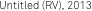 Untitled (RV), 2013