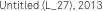 Untitled (L_27), 2013